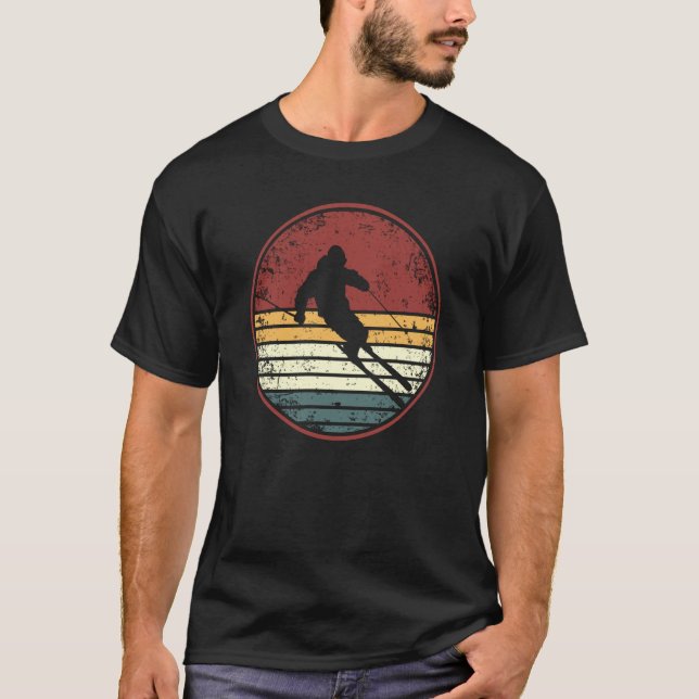 Camiseta Skiers ski tours cross country skiing mountains de (Frente)