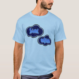 Camiseta Skies_clouds azul