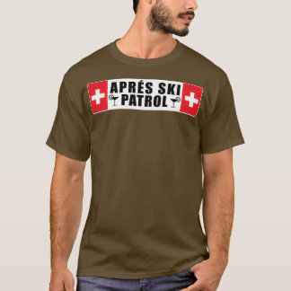 Camiseta Skiing Apres Ski Patrol Skier Winter Sports