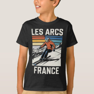 Camiseta Skiing Les Arcs França