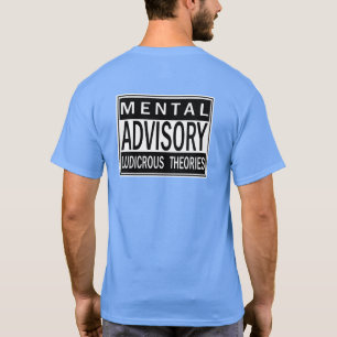 CAMISETA SKILLHAUSE - ADVISORY MENTAL - TEORIAS RIDÍCULOS