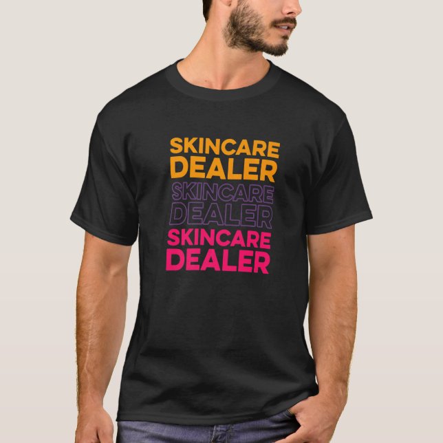 Camiseta Skincare Dealer Skin Esthetician Retro Skincare (Frente)