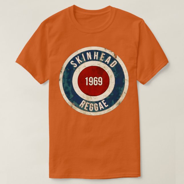 Camiseta Skinhead 1969 Mods Reggae (Frente do Design)