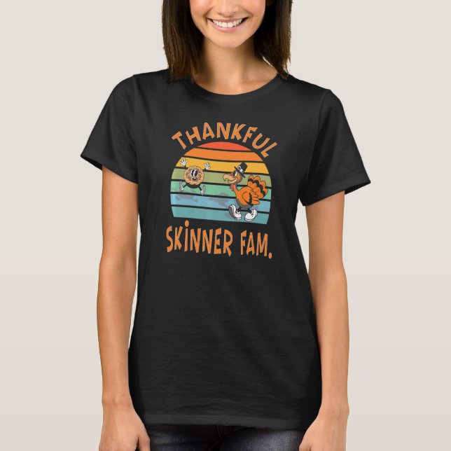 Camiseta Skinner Family  Thanksgiving Reunion Party (Frente)