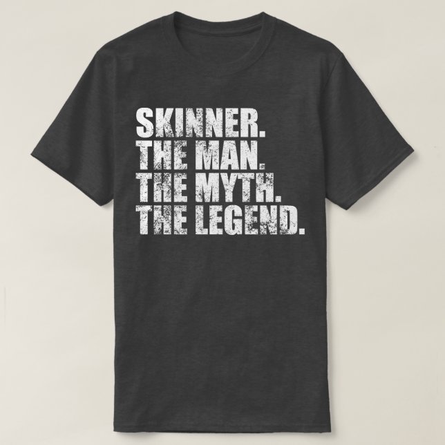 Camiseta SkinnerSkinner Family name Skinner Skinner sobreno (Frente do Design)