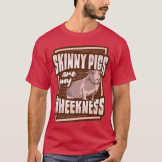 Camiseta Skinny Pig Wheek Design for a Guinea Pig Lover Pre