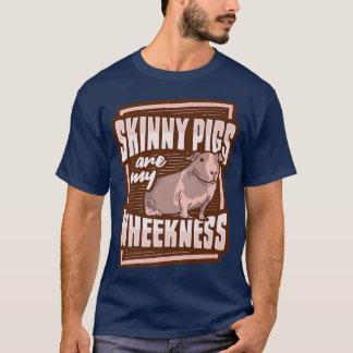 Camiseta Skinny Pig Wheek Design For A Guinea Pig Lover Pre