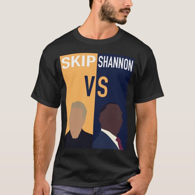 Camiseta Skip Vs. Shannon Indisputado (Frente)
