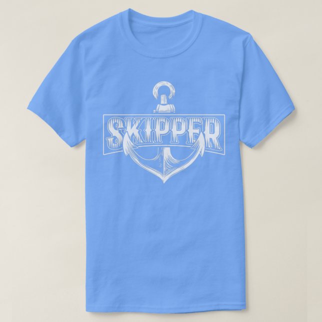 Camiseta Skipper com âncora (Frente do Design)