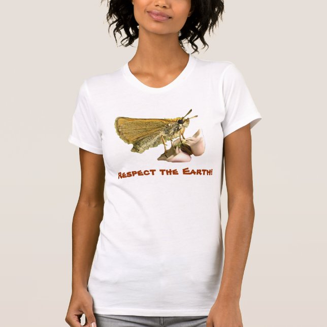 Camiseta Skipper no Milkweed Earth Day (Frente)