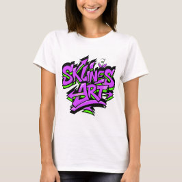 Camiseta SklinesArt – Logotipo de Grafite Ousado