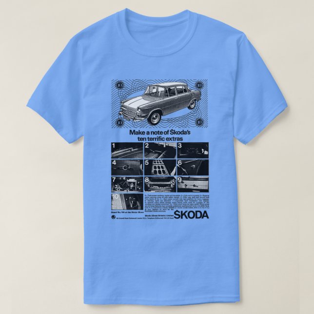 CAMISETA SKODA 1.000 MB  (Frente do Design)