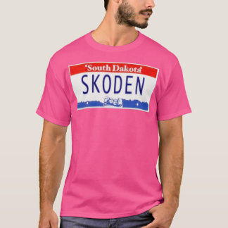 Camiseta SKODEN South Dakota License Plate Long