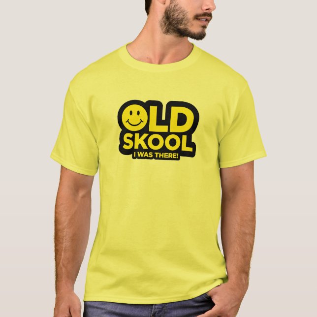 Camiseta Skool velho - eu estava lá! Delírio ácido - (Frente)