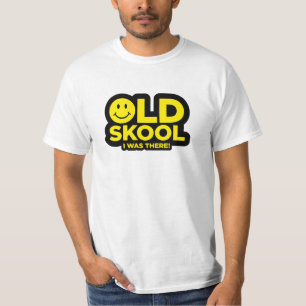 Camiseta Skool velho - eu estava lá! Delírio ácido - branco
