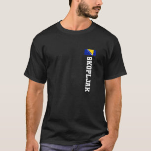 Camiseta Skopljak Sobrenome De Bandeira Da Bósnia Para O A