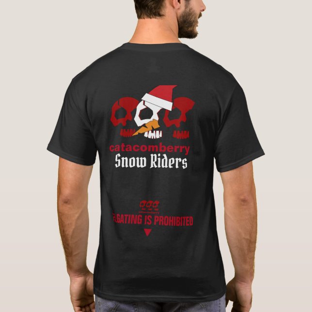 Camiseta Skuletons de catacomberry para RIDERS DE NEVE (Verso)