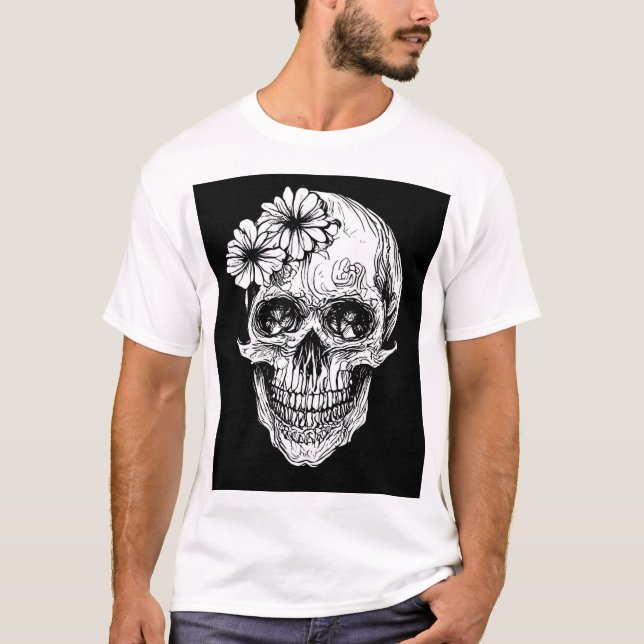 Camiseta skull (Frente)