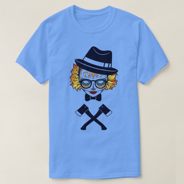 Camiseta Skull Axe 2 1 (Frente do Design)