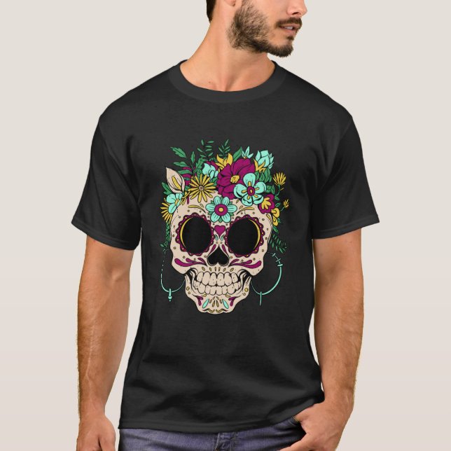 Camiseta skull death skeleton (Frente)