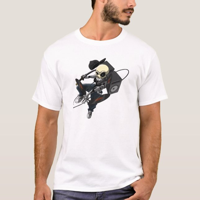Camiseta Skull DJ Ninja (Frente)