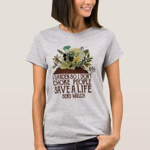 Camiseta Skull I Garden Para que eu não engole Pessoas salv