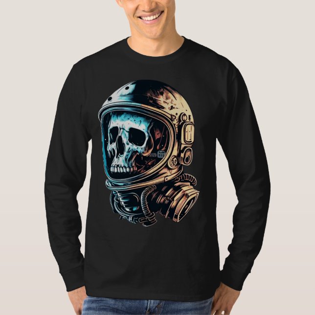Camiseta Skull in an astronaut helmet skull astronaut  1 (Frente)