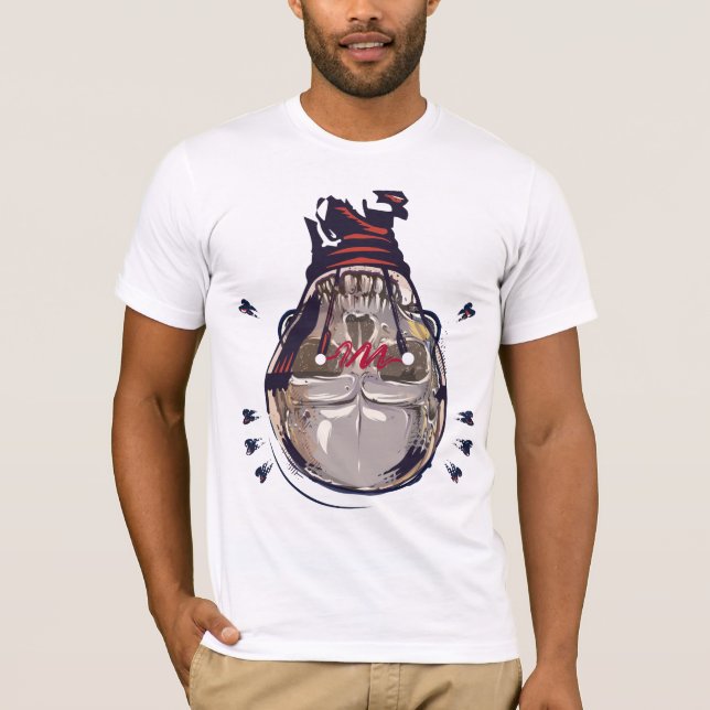 Camiseta Skull light Bulb (Frente)