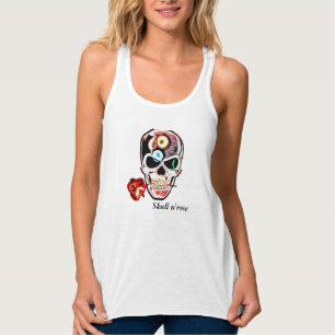 Camiseta Skull n'rosa
