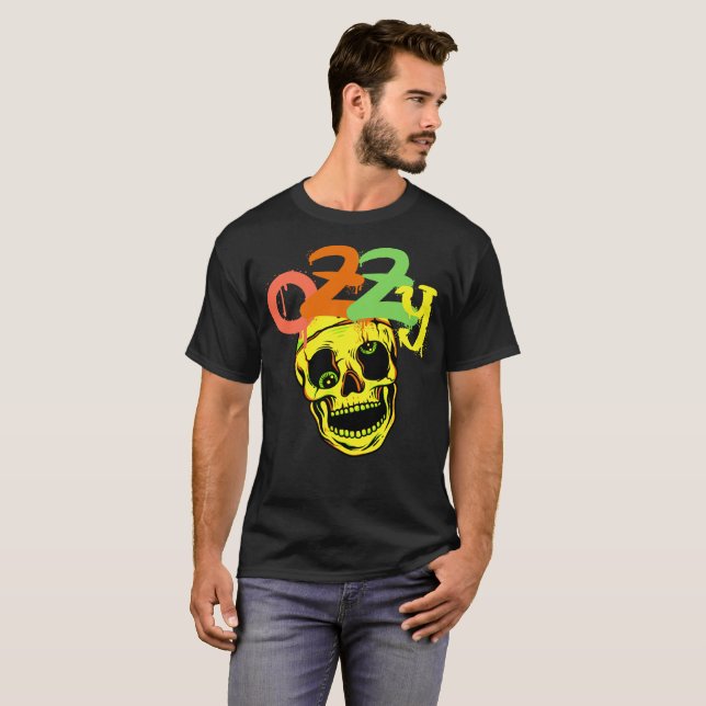 Camiseta Skull Ozzy Osbourne T-Shirts (Frente Completa)