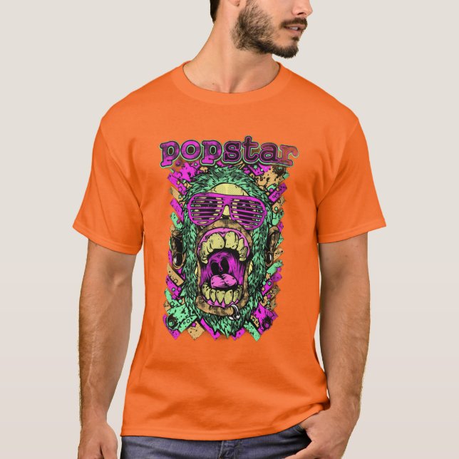 Camiseta Skull Pop Star T-Shirt (Frente)