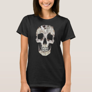 Camiseta Skull Ragdoll Cats Proprietário Dia das Figuras do