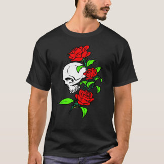 CAMISETA SKULL ROSE
