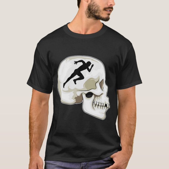 Camiseta Skull Runner Runner Sports (Frente)