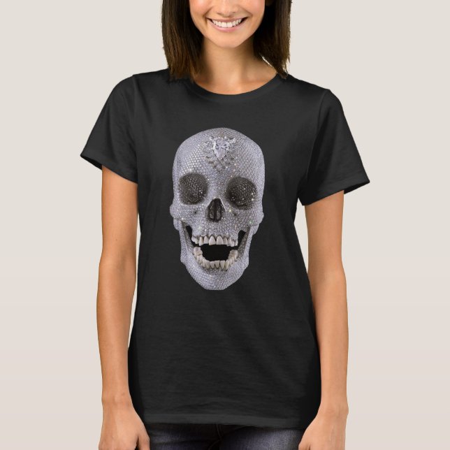 Camiseta Skull Smile Laugh Halloween (Frente)