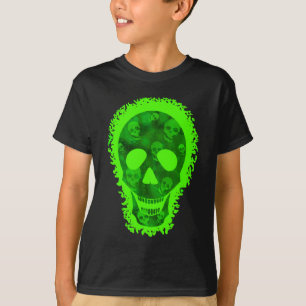 Camiseta Skull Specters grande crânio Trick ou Treat? Camis