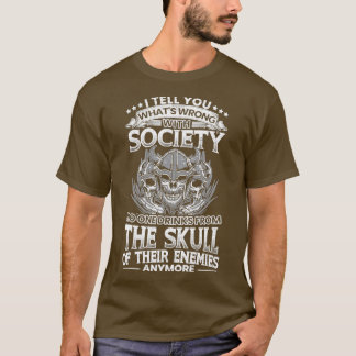 Camiseta Skull Viking Kratos Ax Seax Norse Classic TSirt