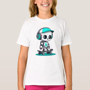Camiseta SkullBot do skate