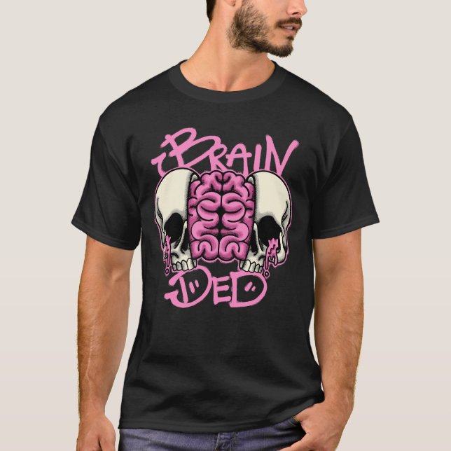 Camiseta Skulls and Brain streetwear  (Frente)