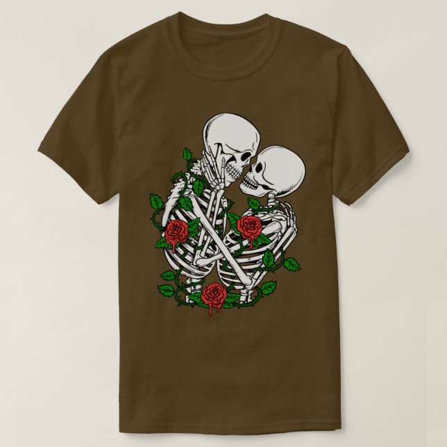 Camiseta Skulls Lovers (Frente do Design)