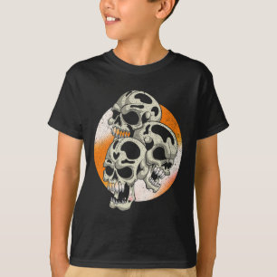 Camiseta Skulls Spookls Halloween Festa de Costume Cura Ass