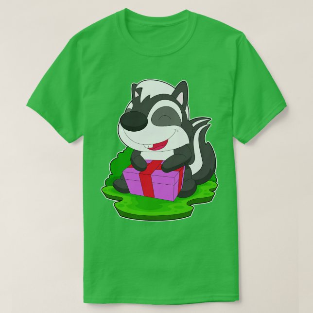 Camiseta Skunk Christmas Package TShirt 1 (Frente do Design)