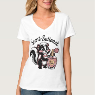 Camiseta Skunk com Design Perfume Bottle
