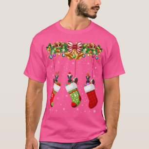 Camiseta Skunk Em Papais noeis De Reindeer Do Meias Xmas El