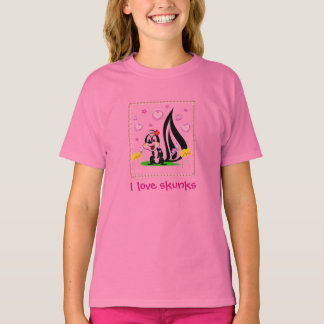 Camiseta Skunk, eu adoro gambás