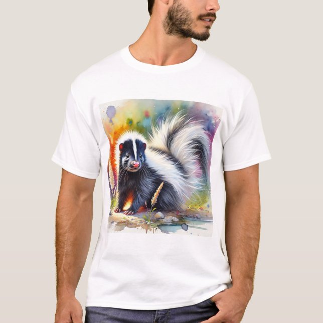 Camiseta Skunk in Harmony 310824AREF122 - Watercolor (Frente)