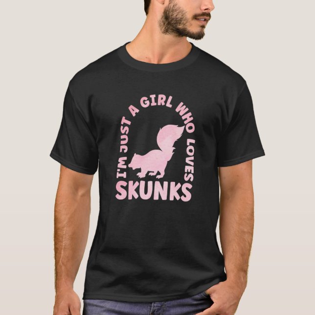 Camiseta Skunk Outfit for Skunk Lovers for Women Girls Prem (Frente)