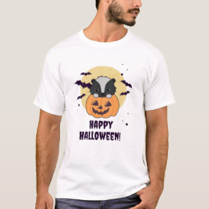 Camiseta Skunk Pumpkin Cute Skunts Feliz Halloween