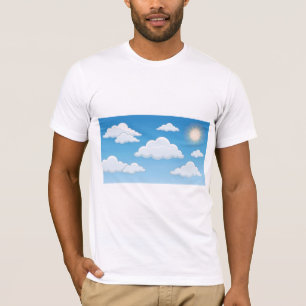 Camiseta Sky and Clouds Keep On The Sunny Side