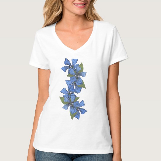 Camiseta Sky Blue Esqueça-me. (Frente)